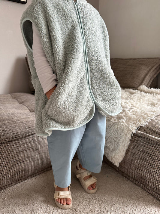 Pantalon oversize - bleu ciel