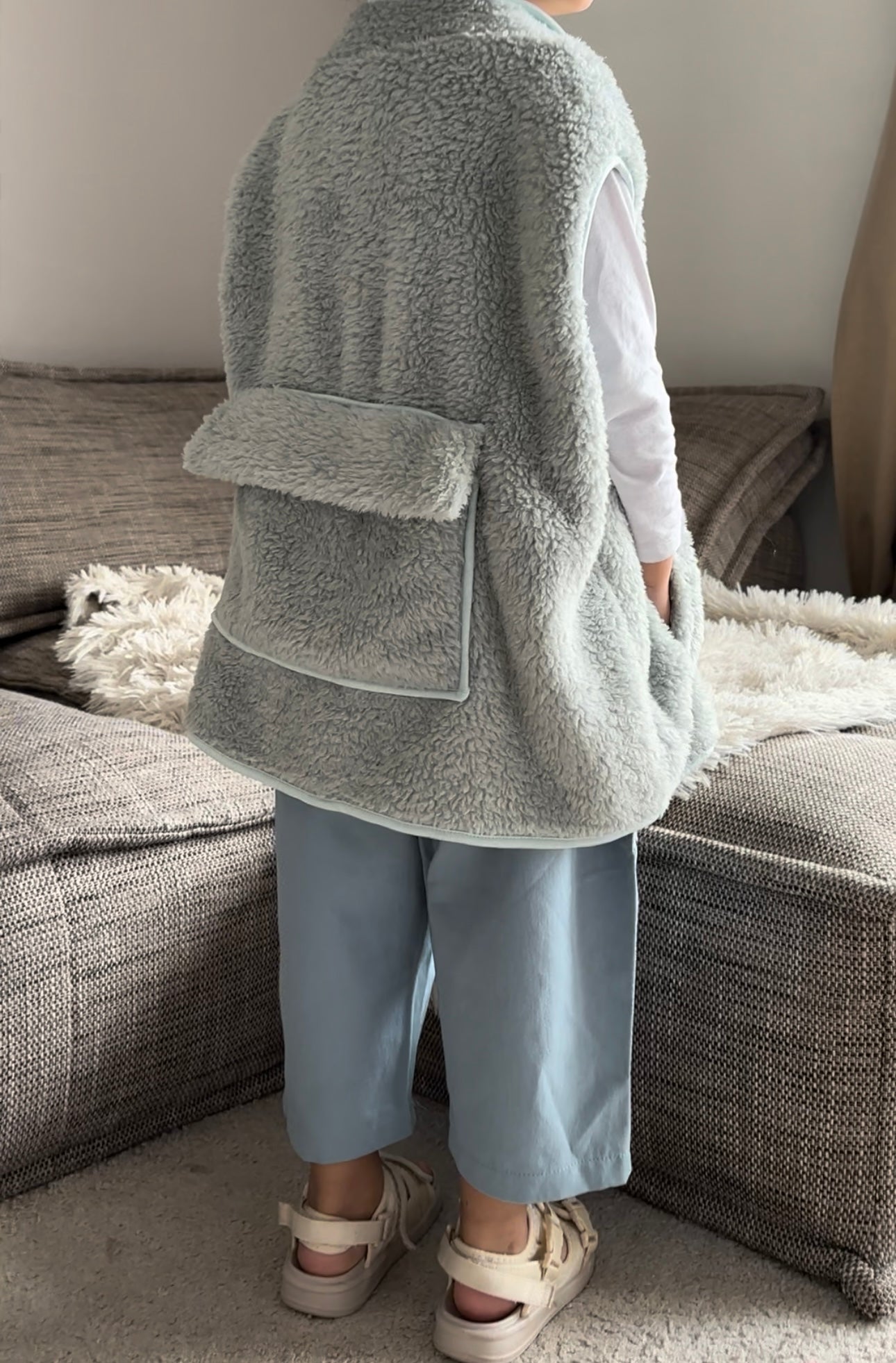 Pantalon oversize - bleu ciel