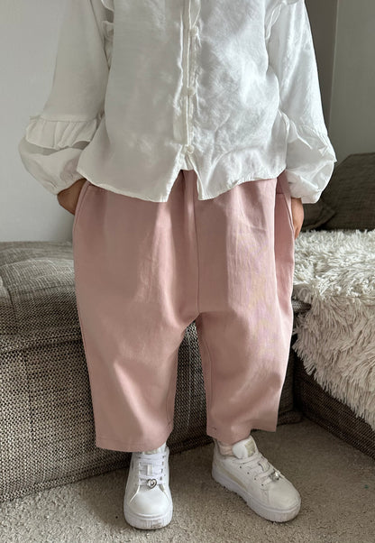 Pantalon oversize - rose
