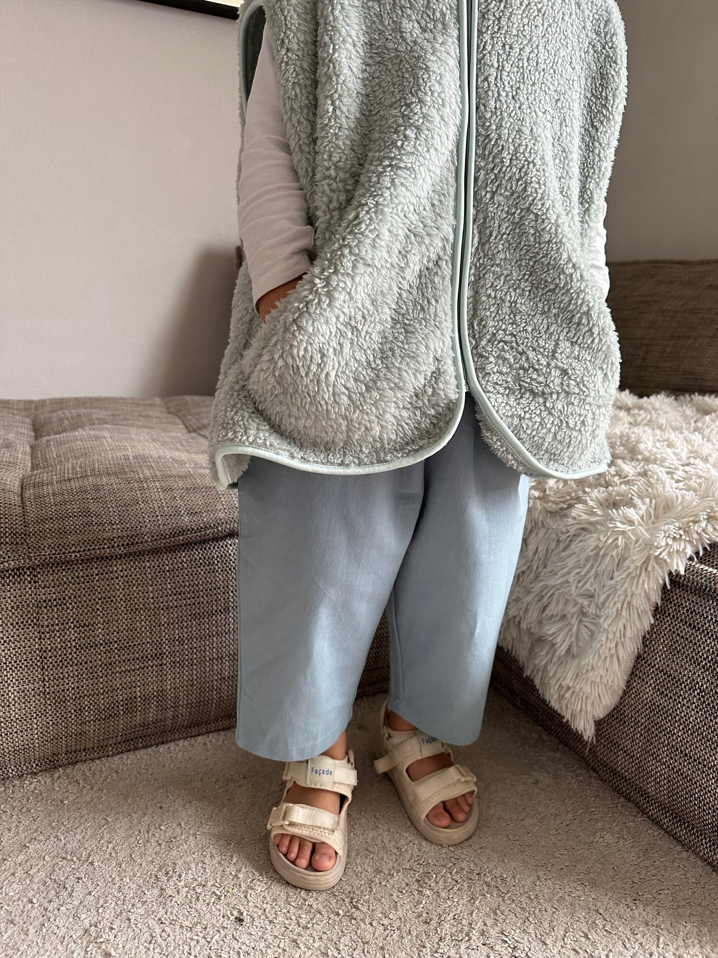 Pantalon oversize - bleu ciel
