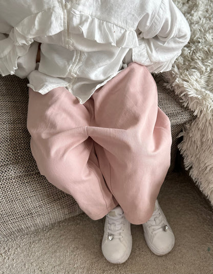 Pantalon oversize - rose