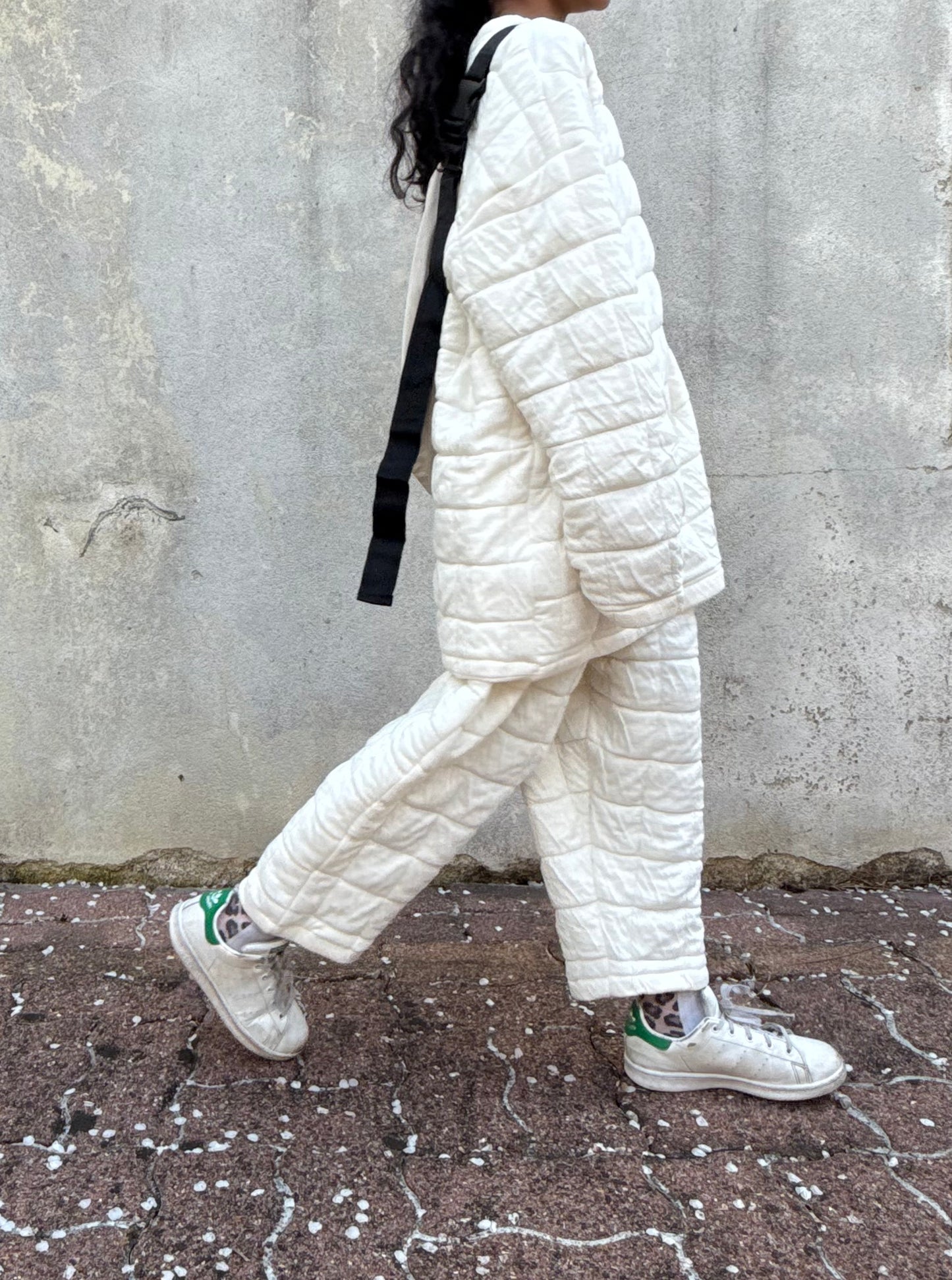 Le pantalon " square" - écru