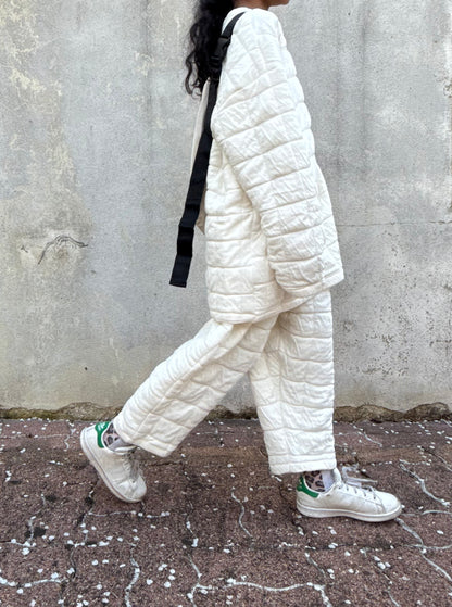 Le pantalon " square" - écru