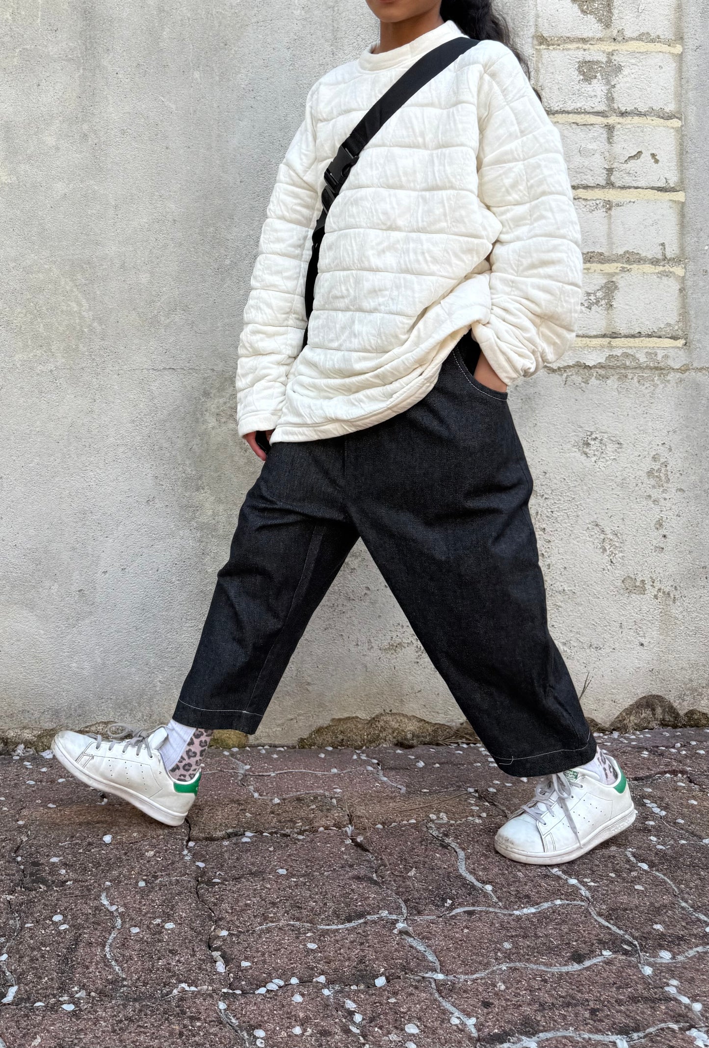 Le jean oversize - noir