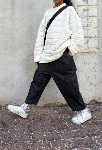 Le jean oversize - noir