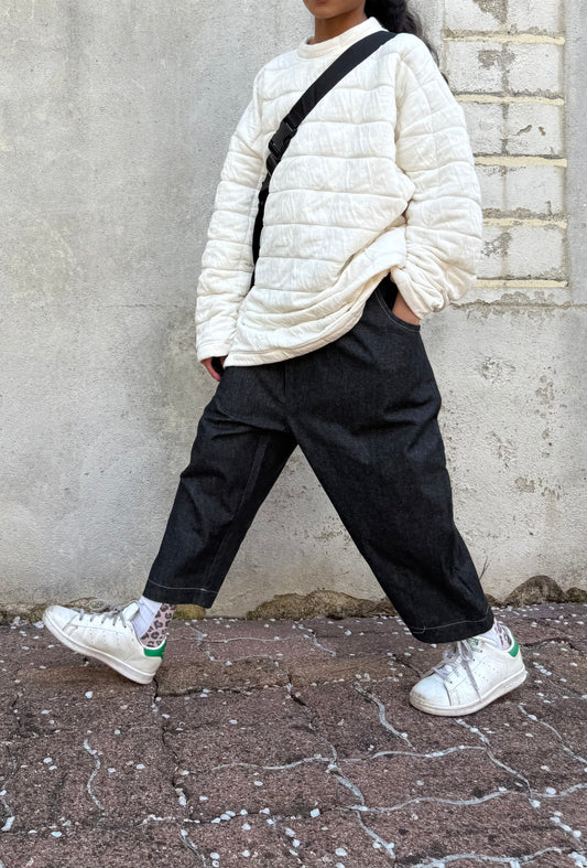 Le jean oversize - noir