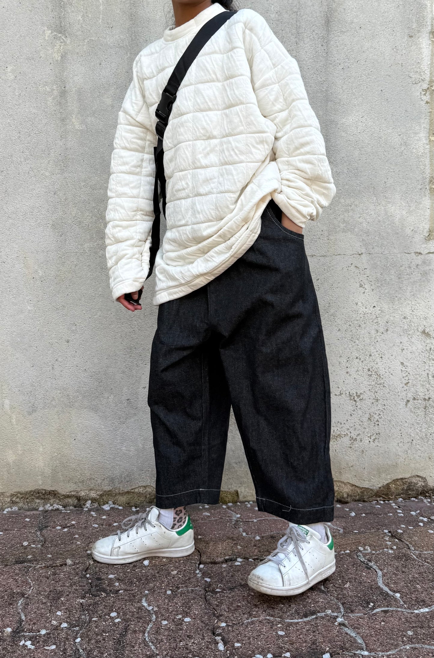 Le jean oversize - noir