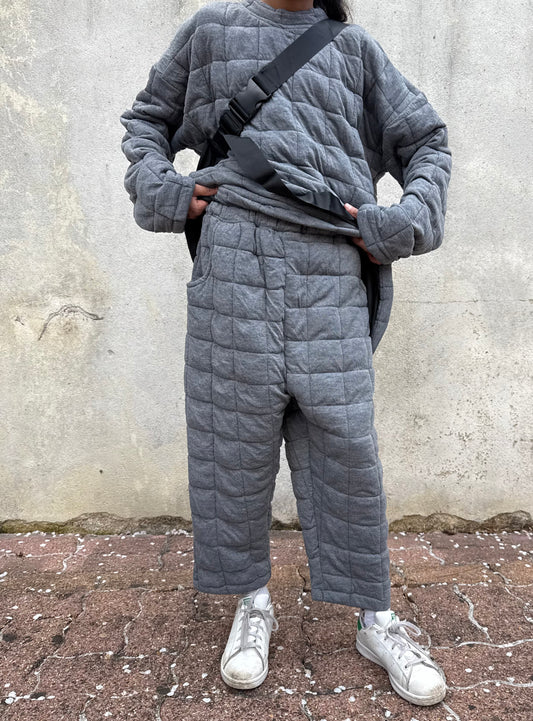 Le pantalon " square" - gris