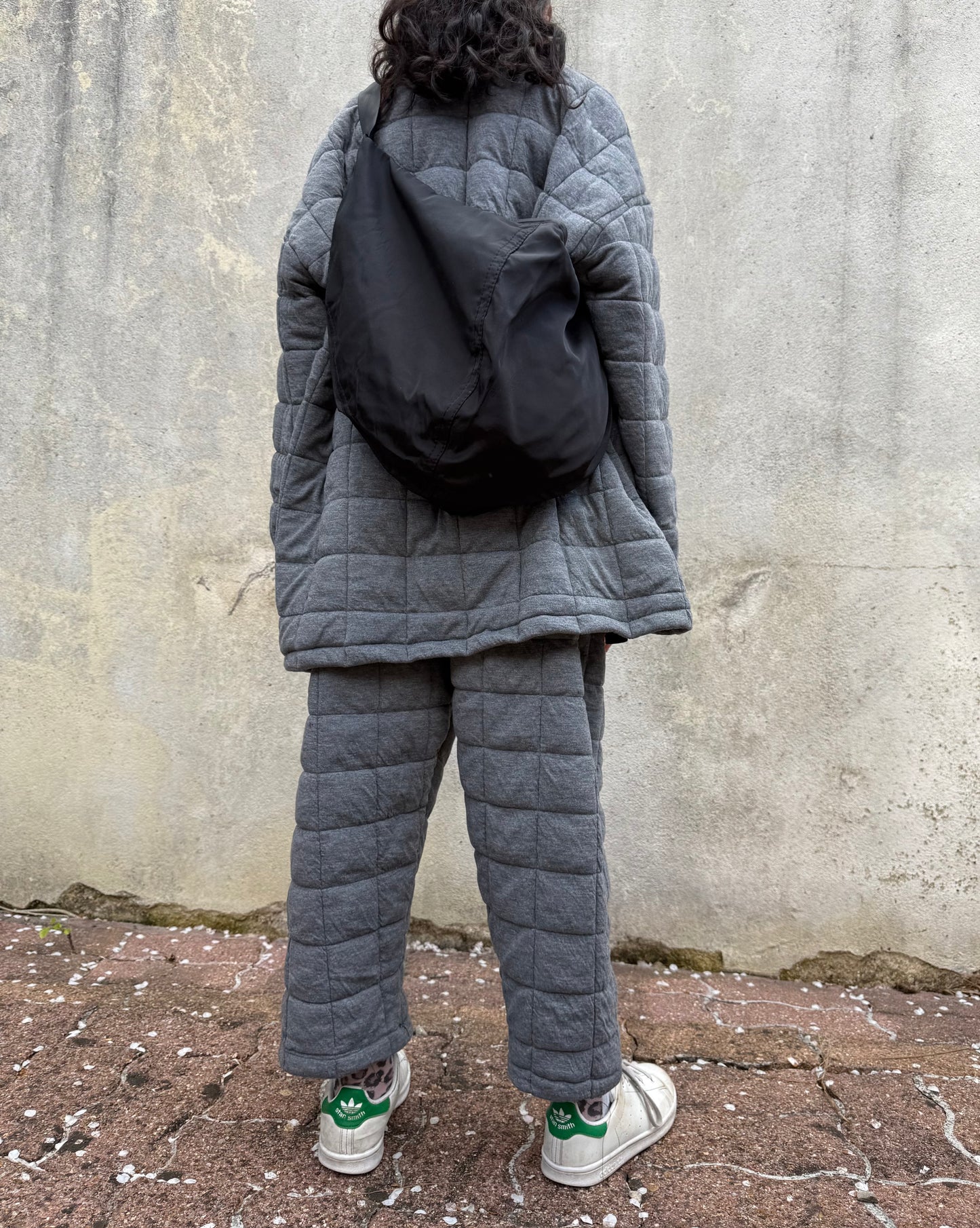 Le pantalon " square" - gris