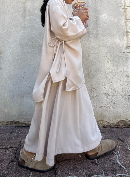 Kimono flowy - beige