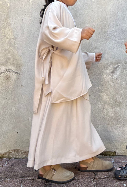 Kimono flowy - beige
