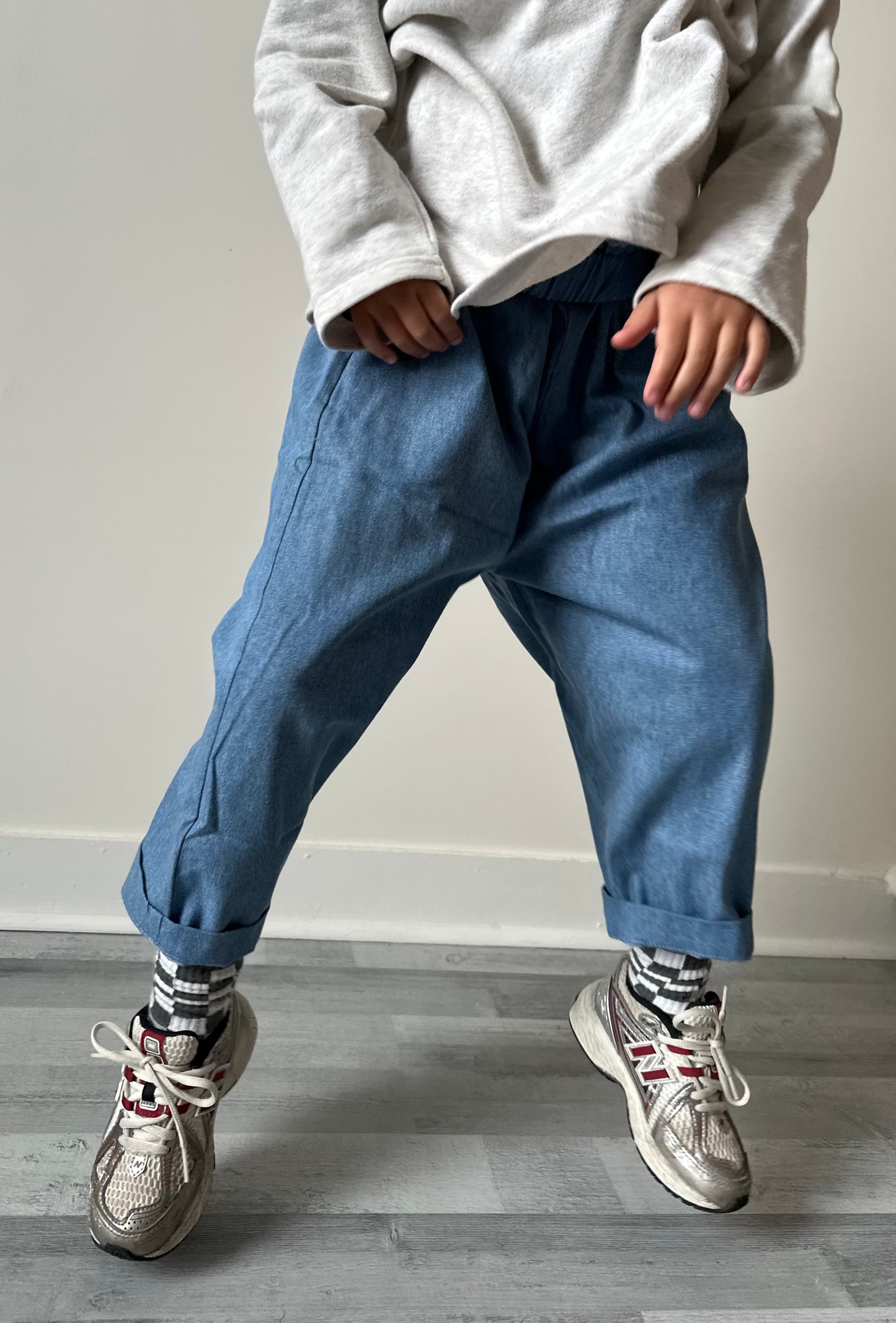 Le jean oversize - bleu