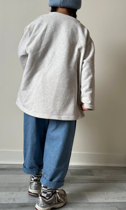 Le jean oversize - bleu